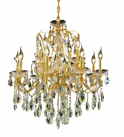 Elegant Lighting St. Francis 12 Light Chandelier Model: 2016D28DB/RC